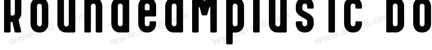 RoundedMplus1c bold字体转换